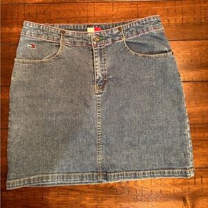 Vintage Tommy Hilfiger Girl’s Denim Mini Skirt Size 14